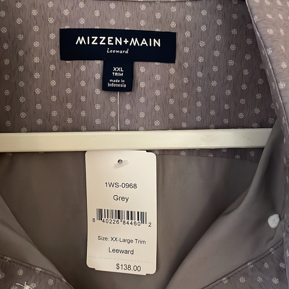 Mizzen+Main XXL trim Leeward button down shirt - Picture 3 of 10